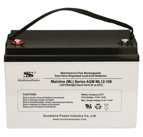 Rechargeable Batteries - 12V Battery SunStonePower AGM Deep Cycle ...